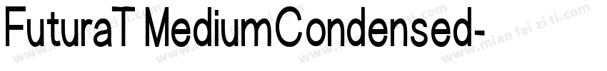 FuturaT MediumCondensed字体转换
